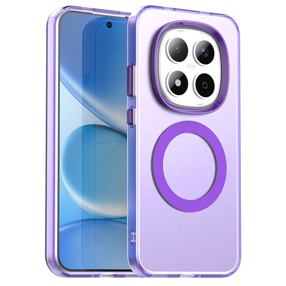 Futrola MagSafe za Xiaomi Redmi Note 15 Pro 5G, Techsuit, CandyCase, Ljubičasta