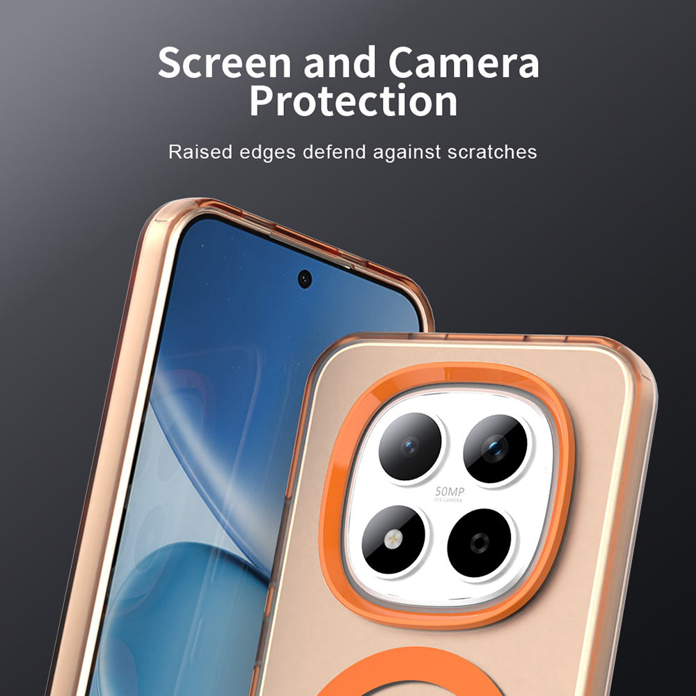 Futrola MagSafe za Xiaomi Redmi Note 15 Pro 5G, Techsuit, CandyCase, Narandžasta