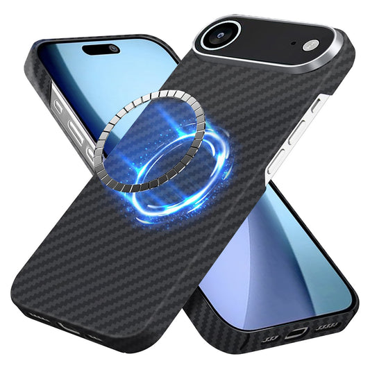 Futrola MagSafe za Apple iPhone 17 Air, Techsuit, Aramid Fiber, Crna