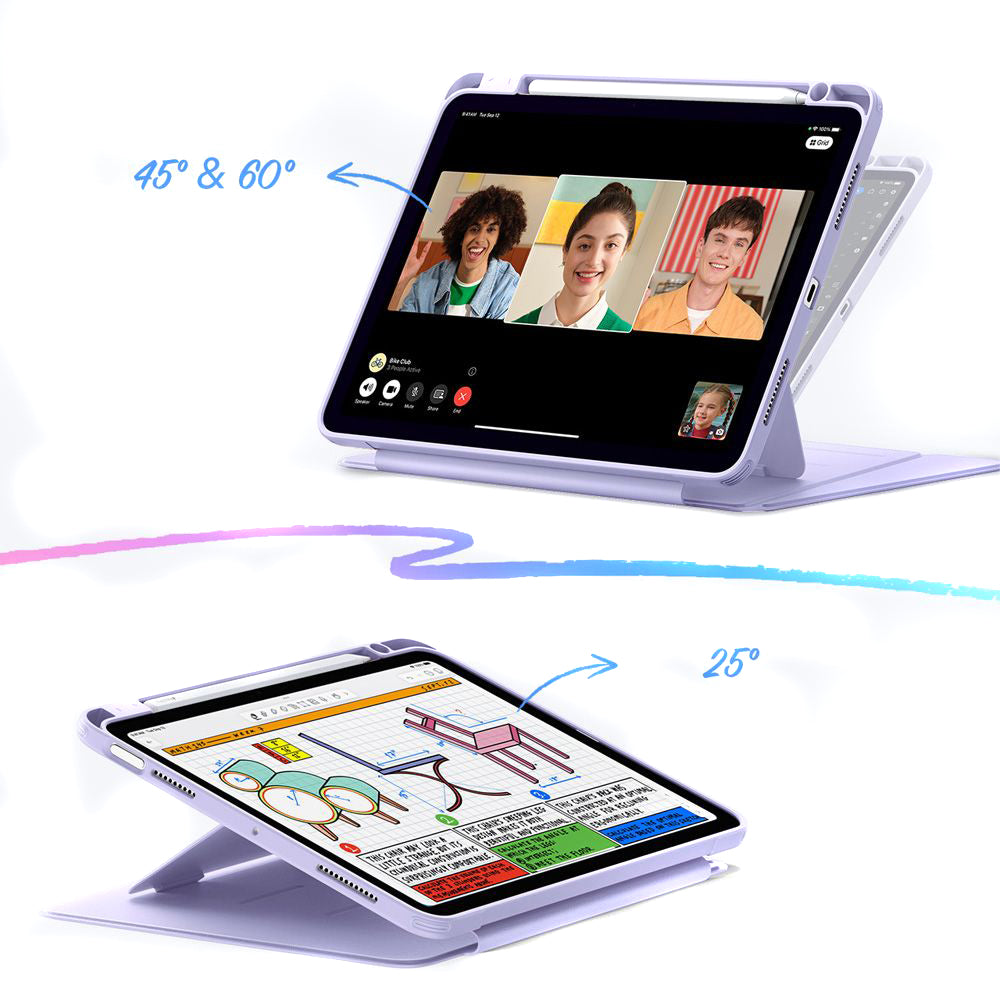 Futrola za Apple iPad Air 11 (2026) / iPad Air 11 (2025) / Air 11 (2024) / Air (2022) / Air (2020), ESR, Flip Hybrid, Ljubičasta
