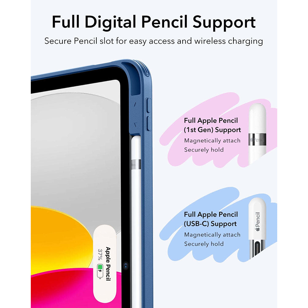 Futrola za Apple iPad (2025) / (2022), ESR, Flip Hybrid, Plava