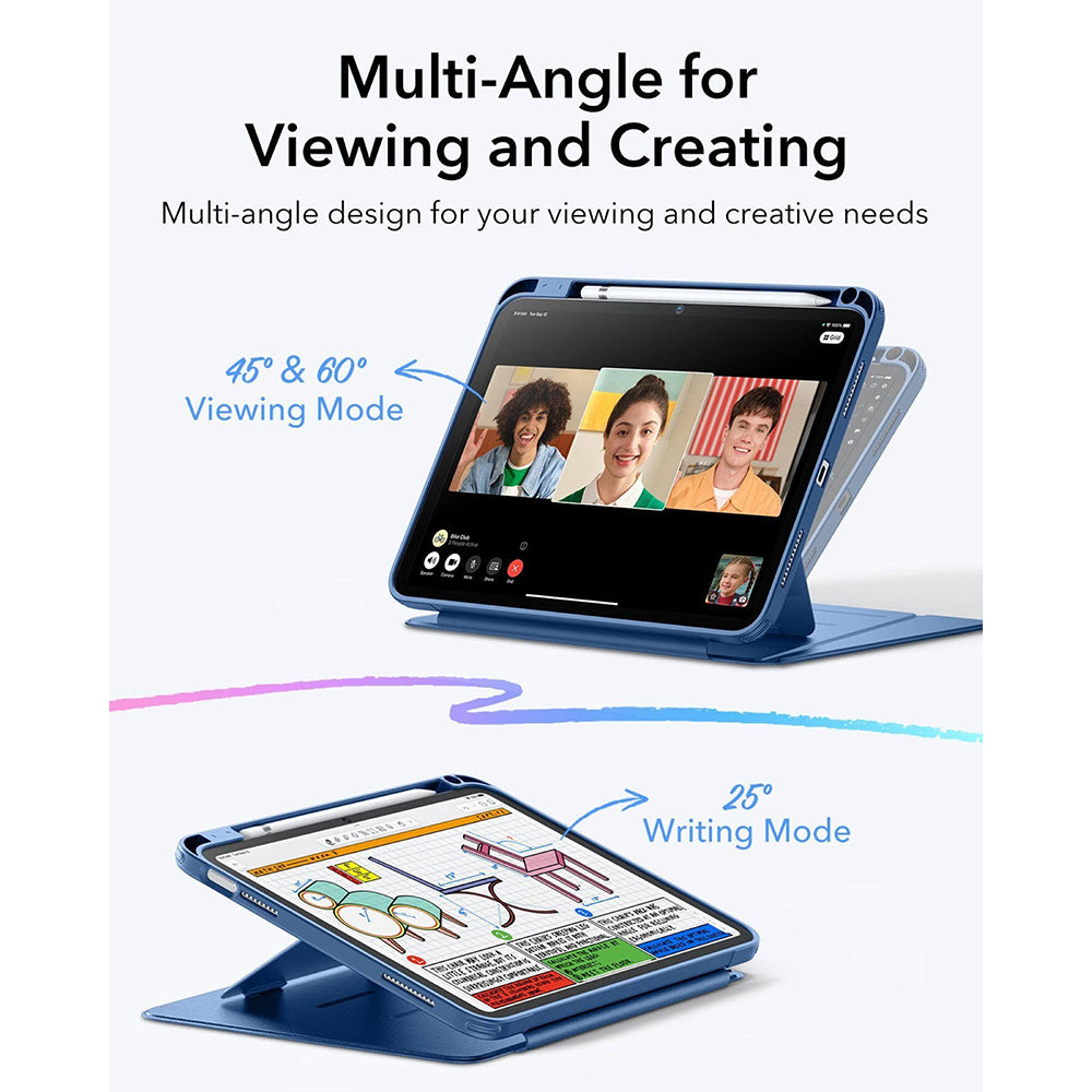 Futrola za Apple iPad (2025) / (2022), ESR, Flip Hybrid, Plava