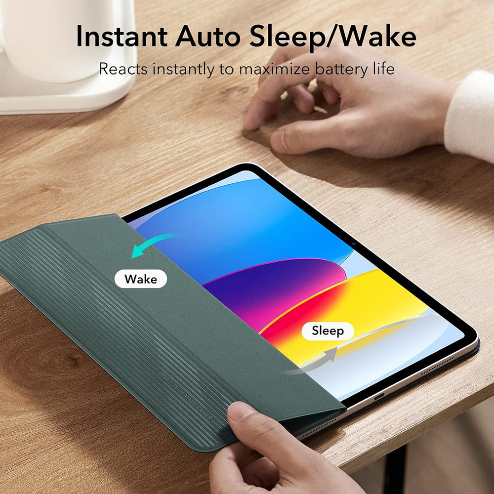 Futrola za Apple iPad (2025) / (2022), ESR, Rebound, Saten Zelena