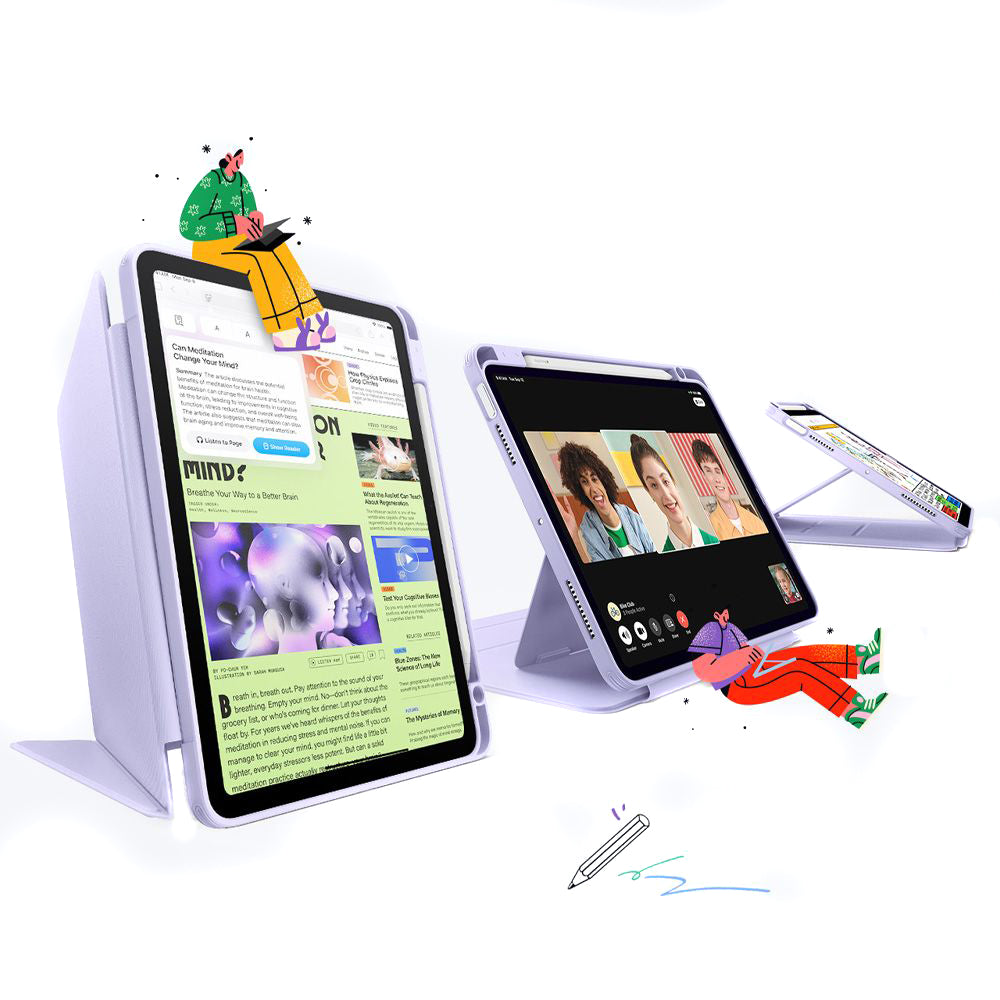 Futrola za Apple iPad Air 11 (2026) / iPad Air 11 (2025) / Air 11 (2024) / Air (2022) / Air (2020), ESR, Flip Hybrid, Ljubičasta