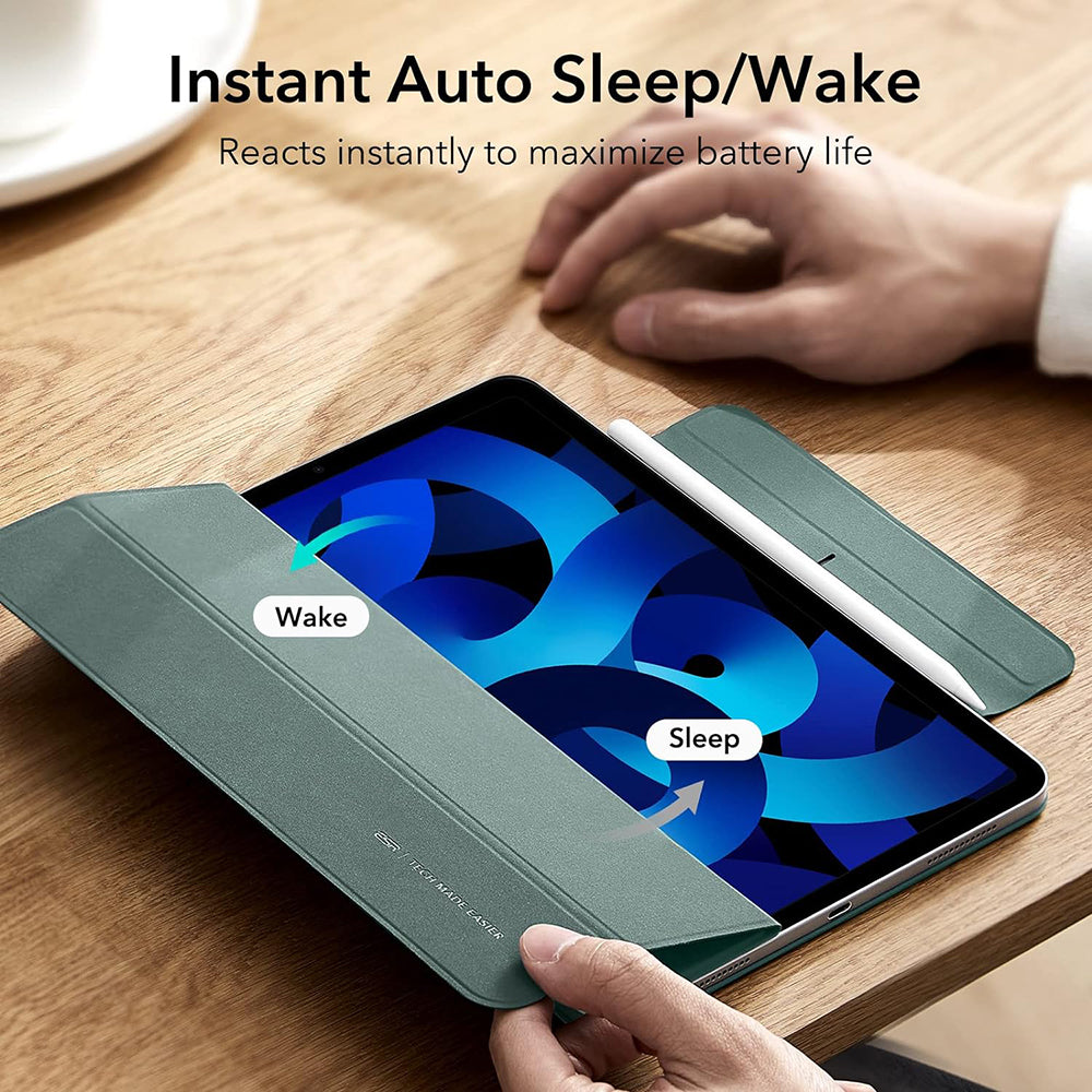 Futrola za Apple iPad Air 11 (2024) / Air (2022) / Air (2020) / Pro 11 (2018), ESR, Rebound, Zelena Satenasta