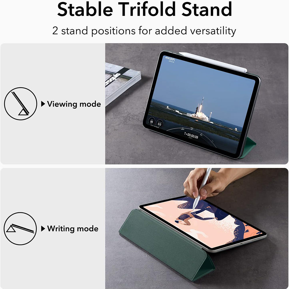 Futrola za Apple iPad Air 11 (2024) / Air (2022) / Air (2020) / Pro 11 (2018), ESR, Rebound, Zelena Satenasta