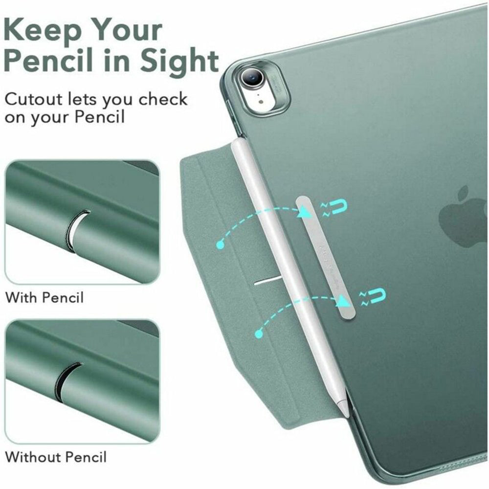 Futrola za Apple iPad Air 11 (2026) / iPad Air 11 (2025) / Air 11 (2024) / Air (2022) / Air (2020), ESR, Ascend Trifold, Zelena Saten