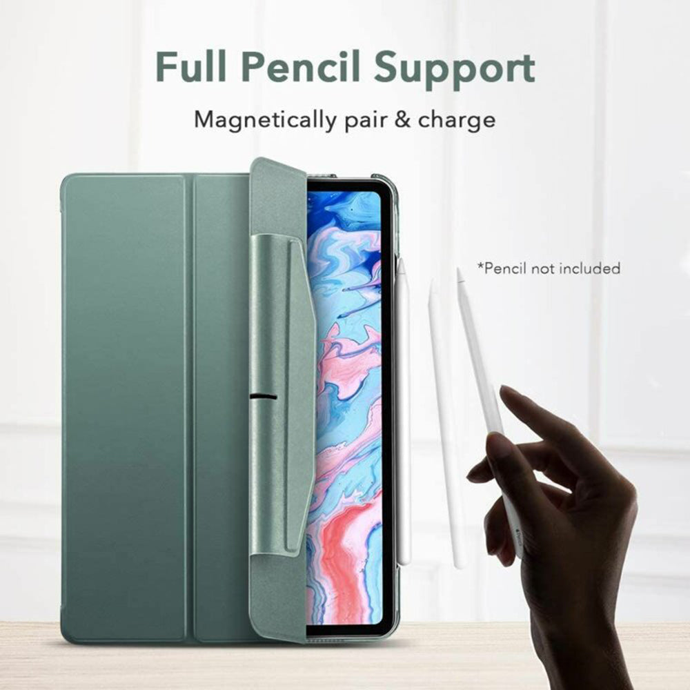 Futrola za Apple iPad Air 11 (2026) / iPad Air 11 (2025) / Air 11 (2024) / Air (2022) / Air (2020), ESR, Ascend Trifold, Zelena Saten