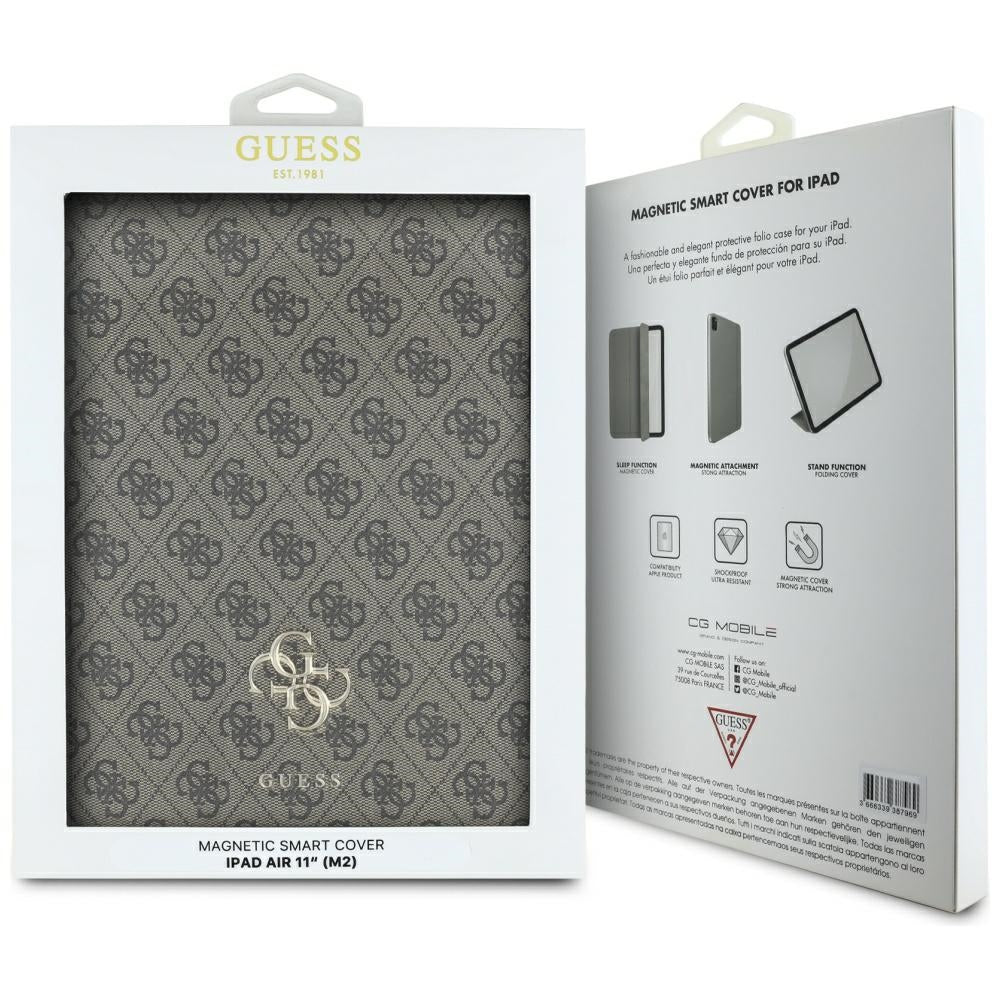 Futrola za Apple iPad Air 11 (2026) / iPad Air 11 (2025) / Air 11 (2024), Guess, 4G Big Logo, Braon