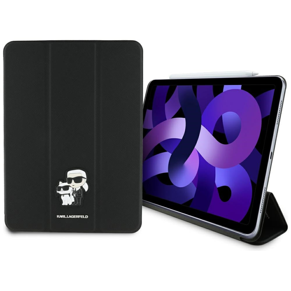 Futrola za Apple iPad Air 11 (2026) / iPad Air 11 (2025) / Air 11 (2024), Karl Lagerfeld, Saffiano Karl & Choupette, Crna