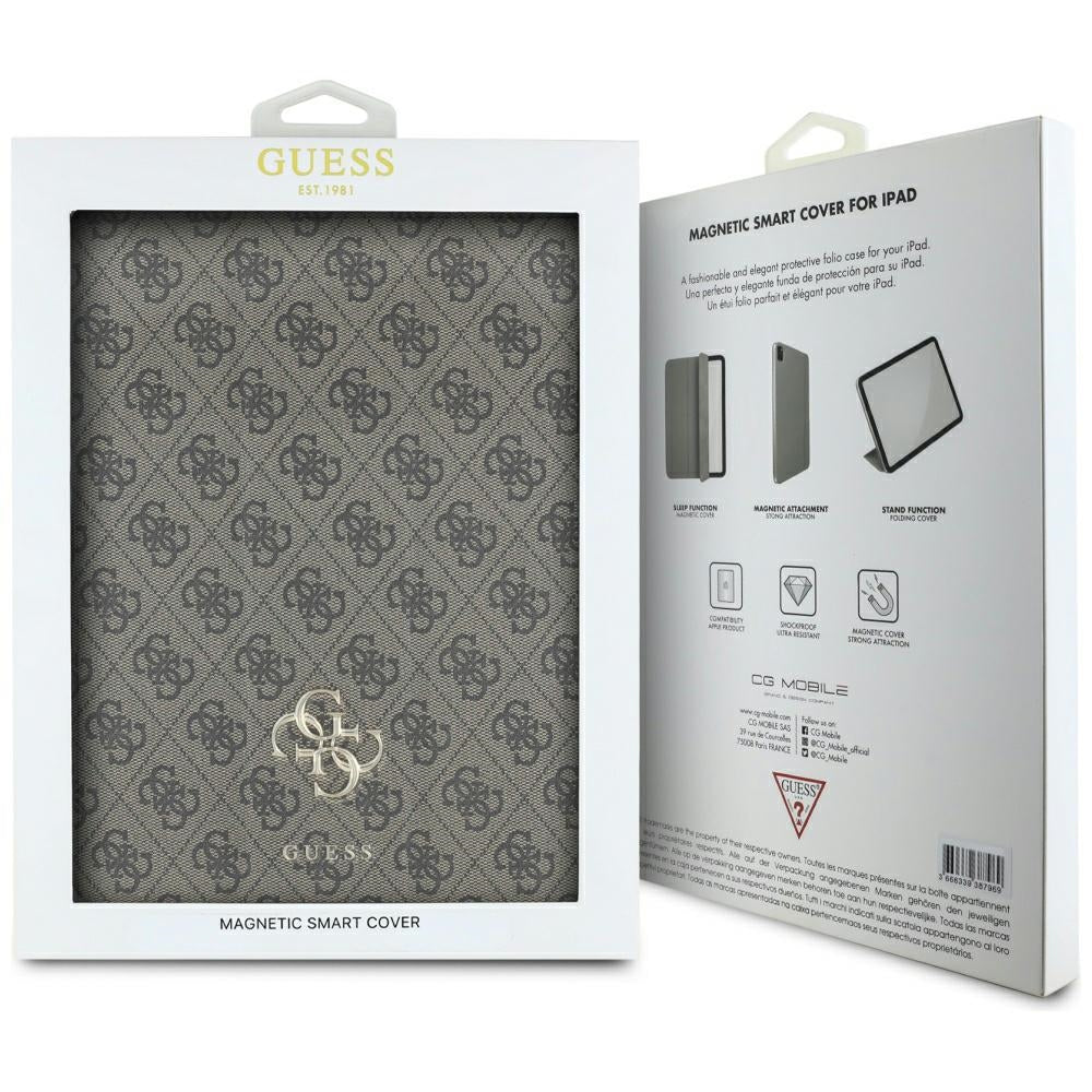 Futrola za Apple iPad Air 13 (2025) / Air 13 (2024), Guess, 4G Big Logo, Braon