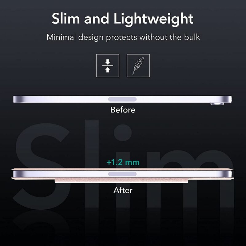 Futrola za Apple iPad mini (2024) / mini (2021), ESR, Rebound, Zlatno Roze