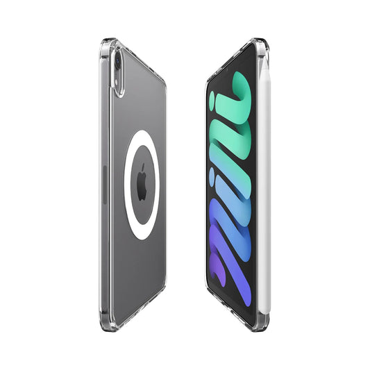 Futrola za Apple iPad mini 2024 / mini 2021, Spigen, Ultra Hybrid MagFit, Providna Bela ACS11623