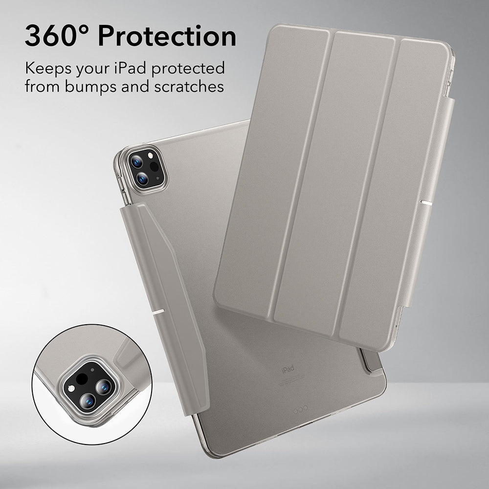 Futrola za Apple iPad Pro 13 (2024), ESR, Ascend Trifold, Siva