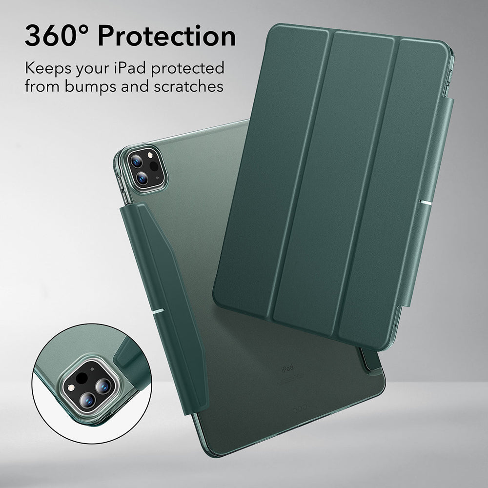 Futrola za Apple iPad Pro 13 (2024), ESR, Ascend Trifold, Zelena Satenasta