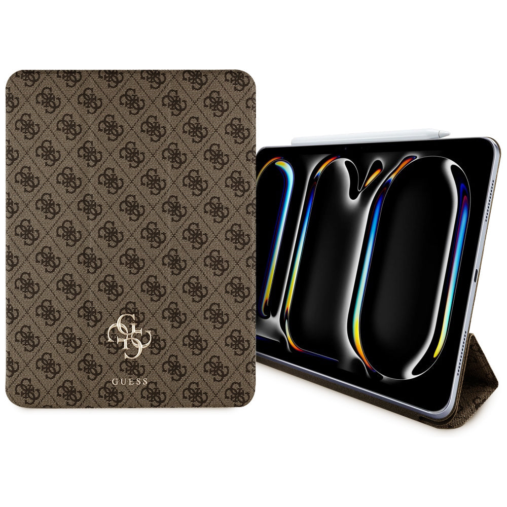 Futrola za Apple iPad Pro 13 (2024), Guess, 4G Big Logo, Braon