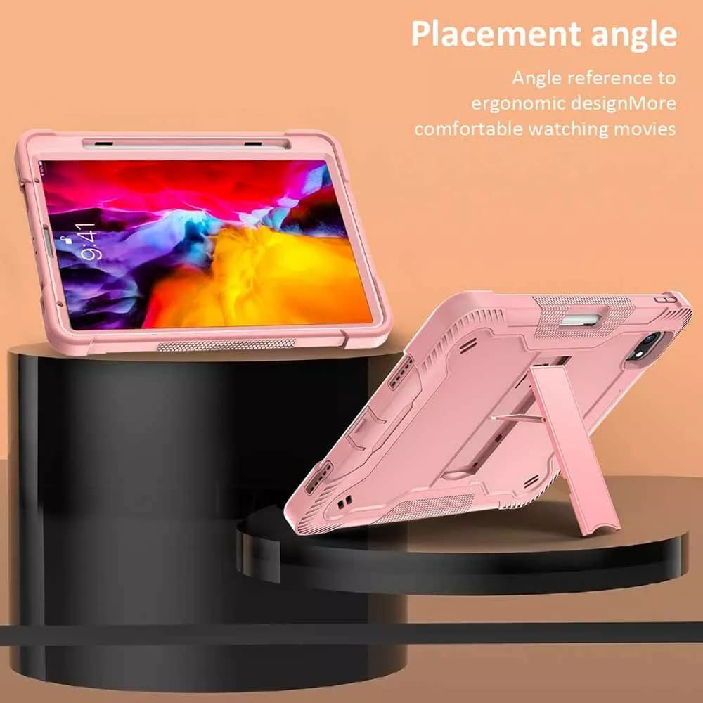 Futrola za Apple iPad Pro 13 (2024), Techsuit, Rugged TabShell, Roze
