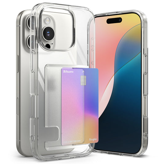 Futrola za Apple iPhone 16 Pro Max, Ringke, Fusion Card, Transparentna