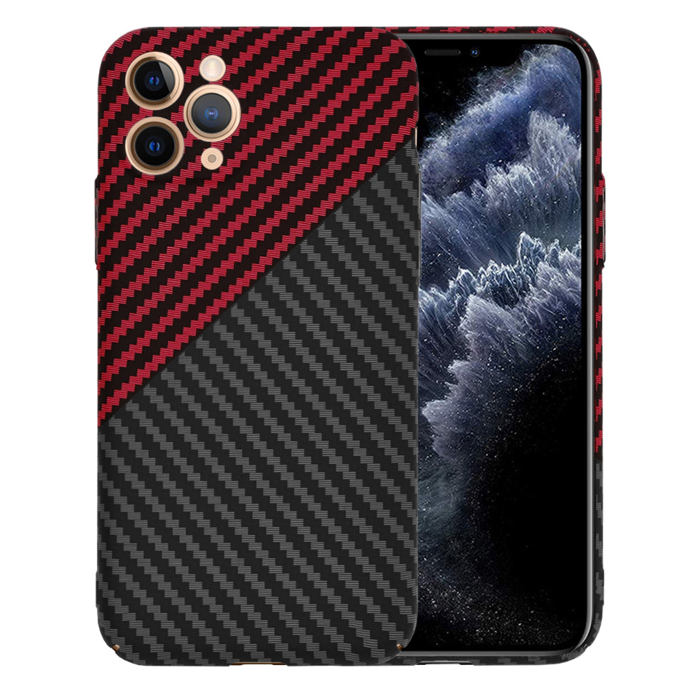 Futrola za Apple iPhone 11 Pro, Techsuit, Carbonite FiberShell, Crno Crvena