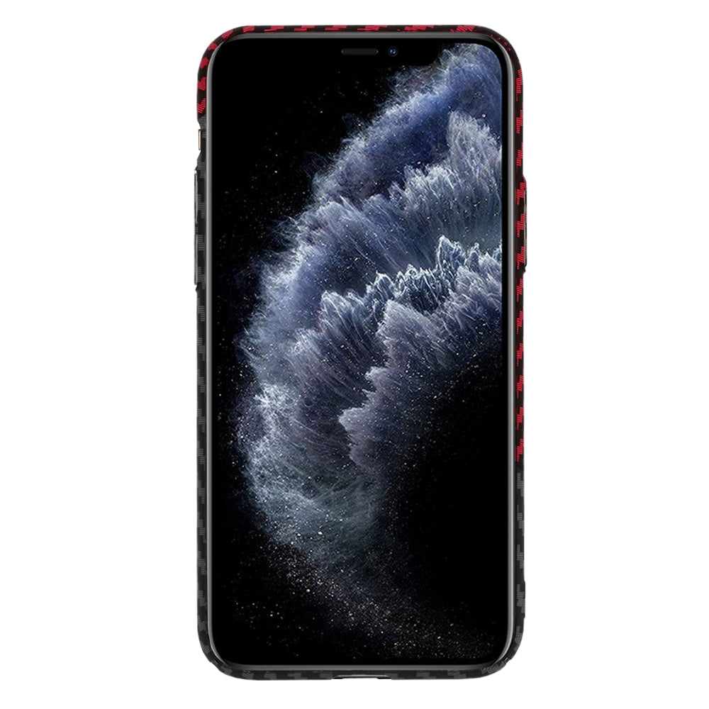Futrola za Apple iPhone 11 Pro, Techsuit, Carbonite FiberShell, Crno Crvena