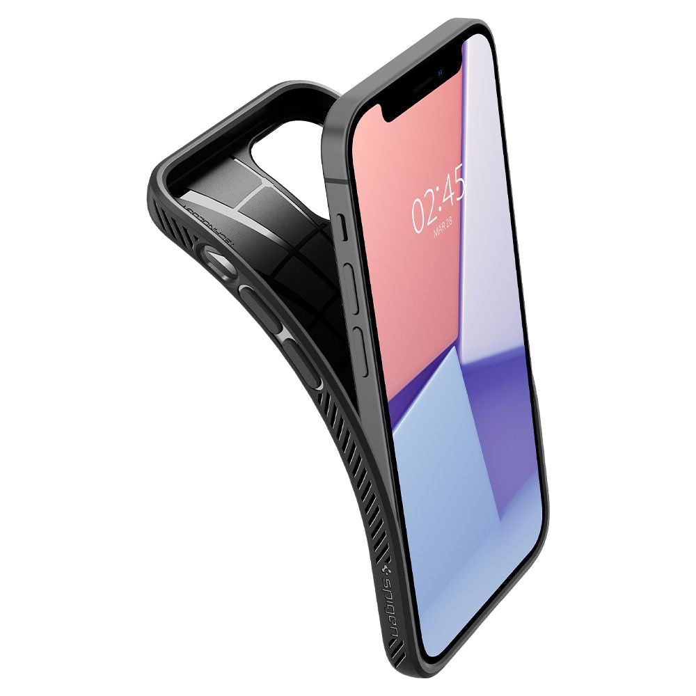 Futrola za Apple iPhone 12 / 12 Pro, Spigen, Liquid Air, Crna
