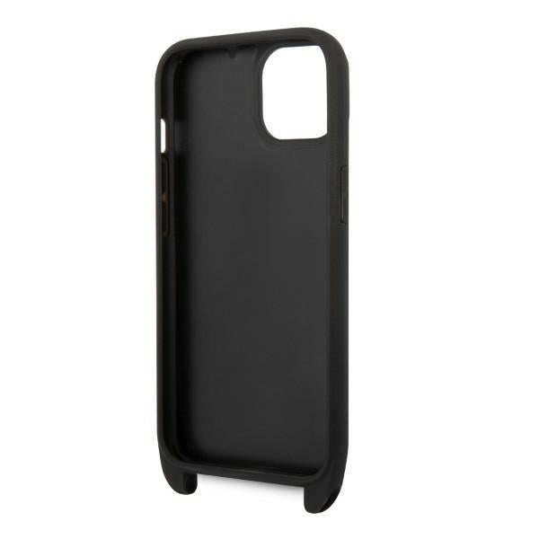 Futrola za Apple iPhone 14, Karl Lagerfeld, Monogram Ikonik Karl, Crna