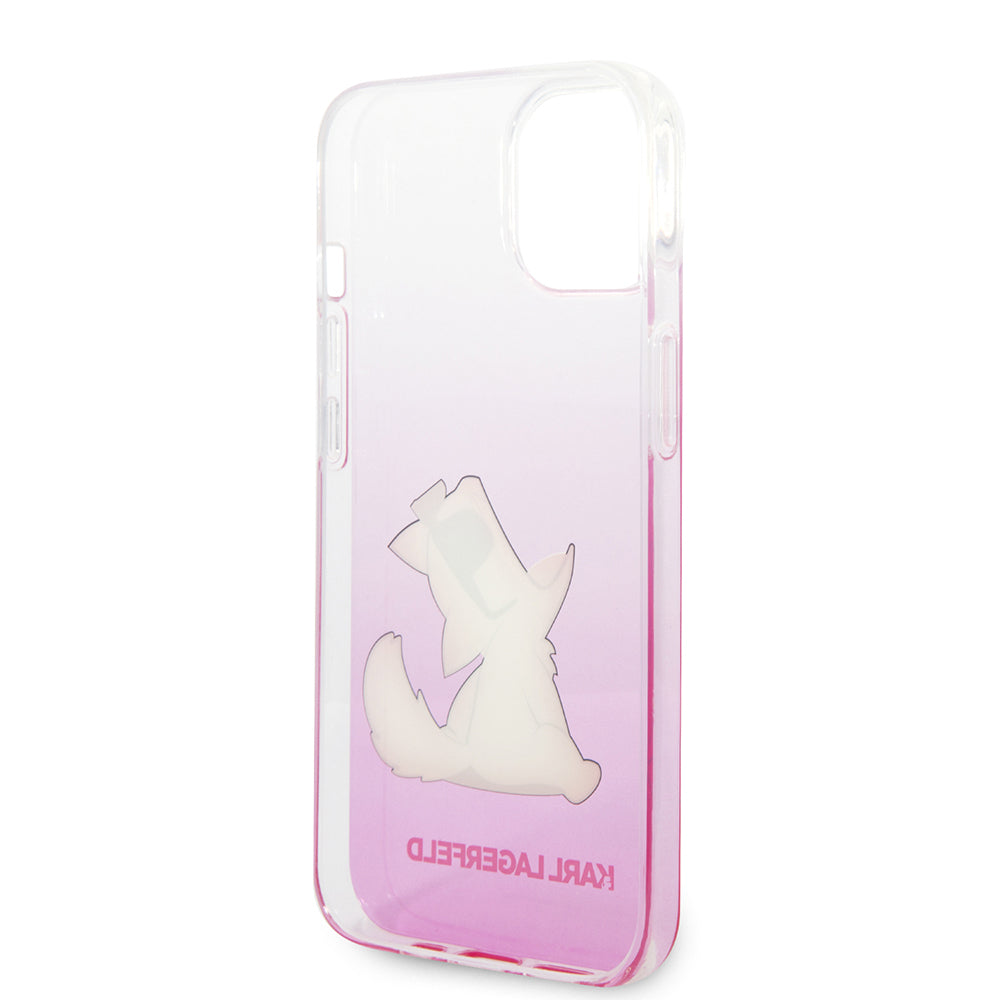 Futrola za Apple iPhone 14 Plus, Karl Lagerfeld, Choupette Fun, Roze