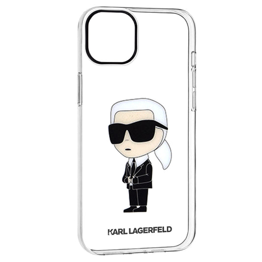 Futrola za Apple iPhone 14 Plus, Karl Lagerfeld, Ikonik Karl, Providna