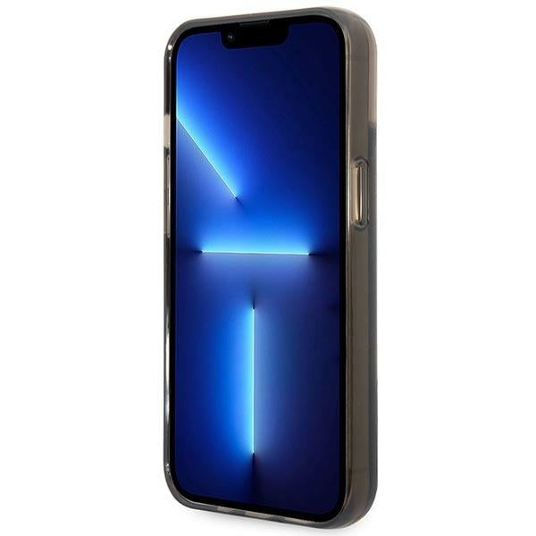 Futrola za Apple iPhone 14 Plus, Karl Lagerfeld, Liquid Glitter KL Logo, Crna