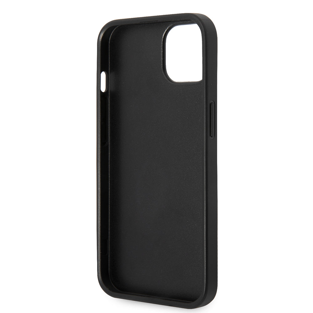 Futrola za Apple iPhone 14 Plus, Karl Lagerfeld, Saffiano Karl's Head, Srebrna