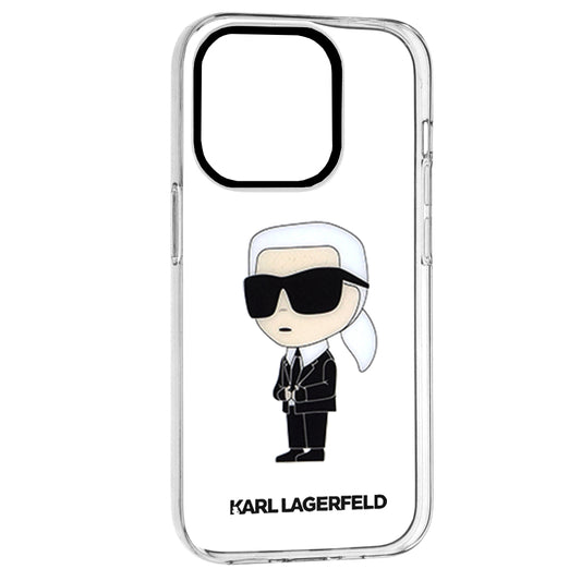 Futrola za Apple iPhone 14 Pro, Karl Lagerfeld, IML Ikonik NFT, Transparentna