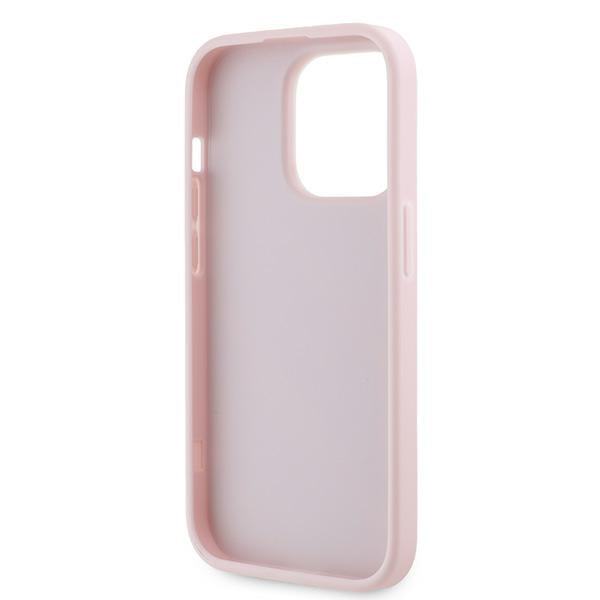 Futrola za Apple iPhone 14 Pro Max, Karl Lagerfeld, Diagonal Quilted Script, Roze