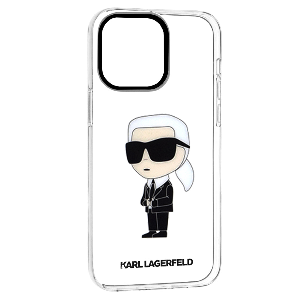 Futrola za Apple iPhone 14 Pro Max, Karl Lagerfeld, Ikonik Karl, Providna