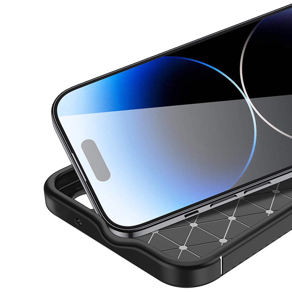 Futrola za Apple iPhone 14 Pro, Techsuit, CarbonFiber, Crna