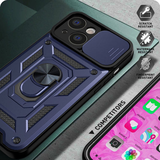 Futrola za Apple iPhone 14, Techsuit, CamShield, Plava