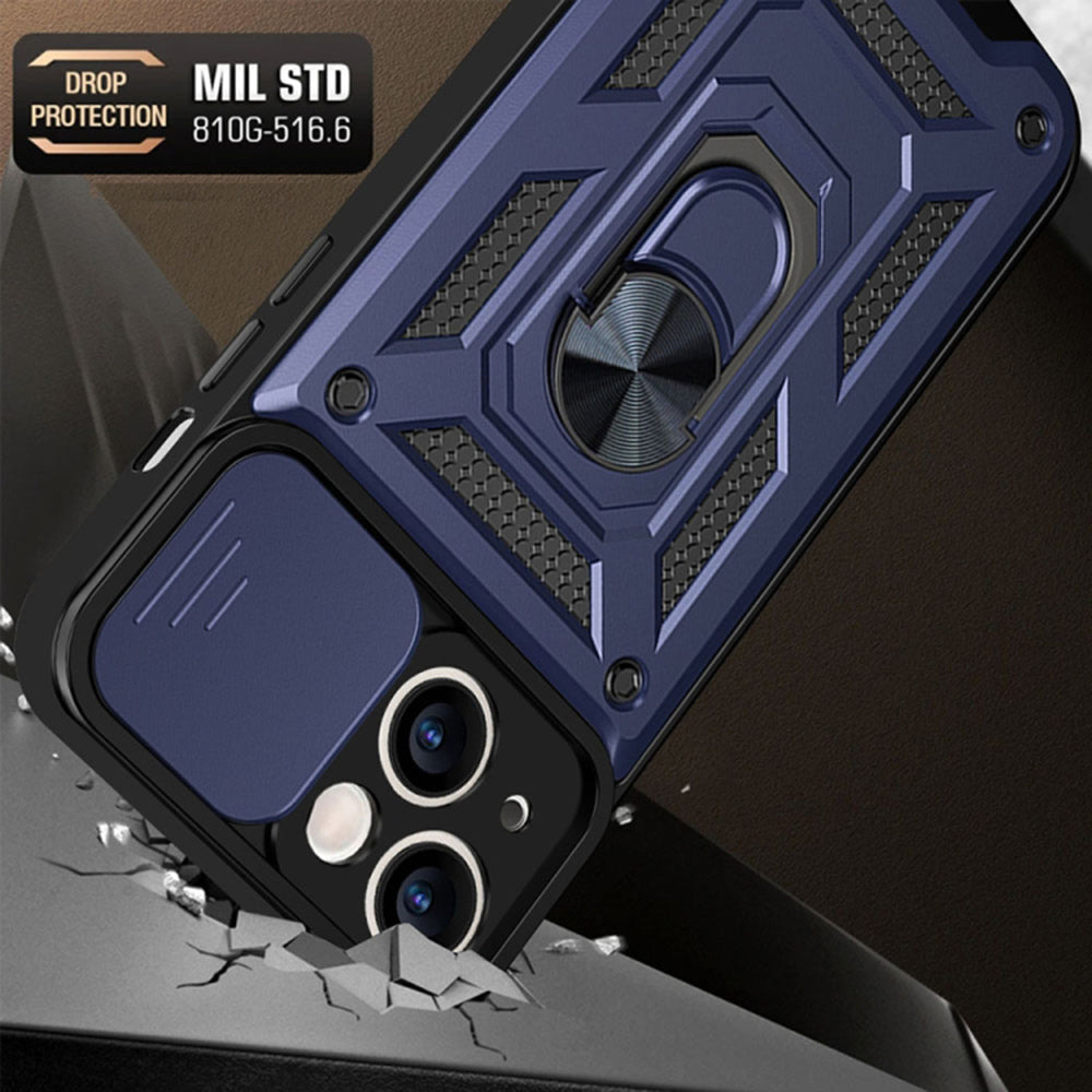 Futrola za Apple iPhone 14, Techsuit, CamShield, Plava