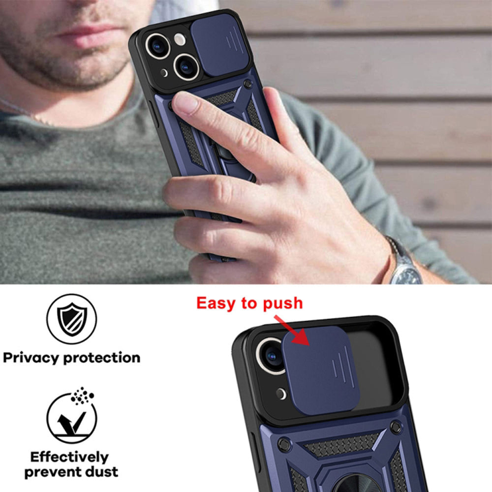 Futrola za Apple iPhone 14, Techsuit, CamShield, Plava