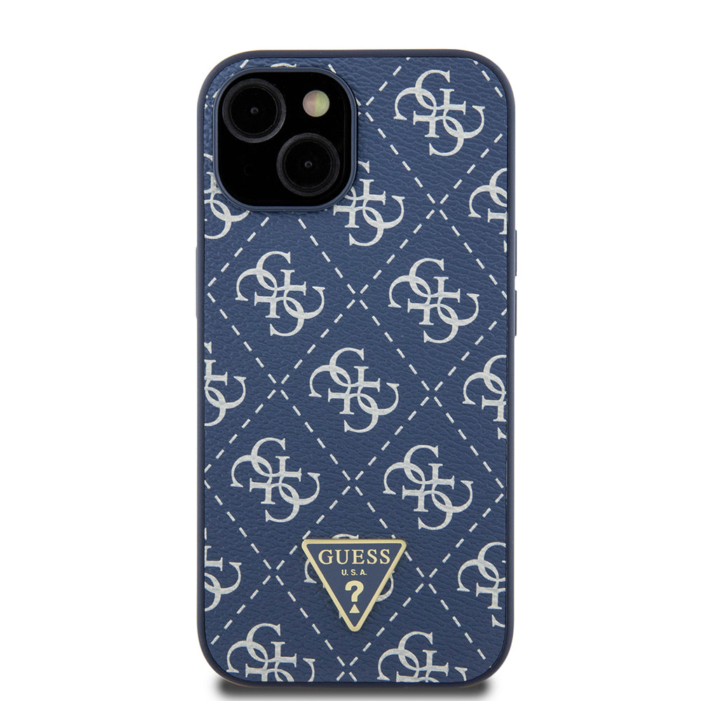 Futrola za Apple iPhone 15, Guess, 4G Triangle Logo, Plava