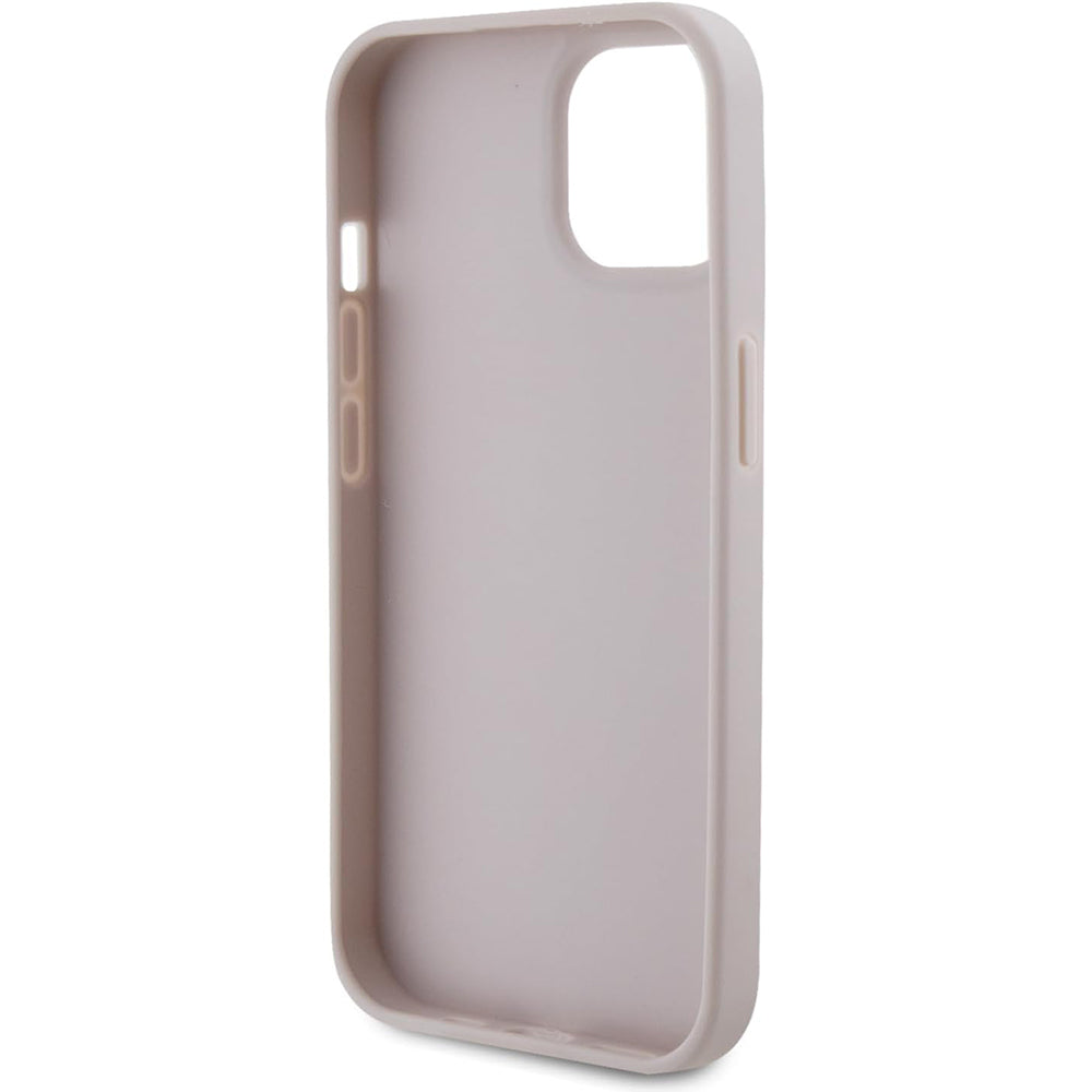 Futrola za Apple iPhone 15, Guess, 4G Triangle Strass, Roze