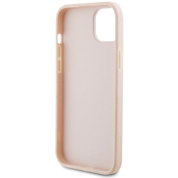 Futrola za Apple iPhone 15, Karl Lagerfeld, Diagonal Quilted K Pattern, Roze