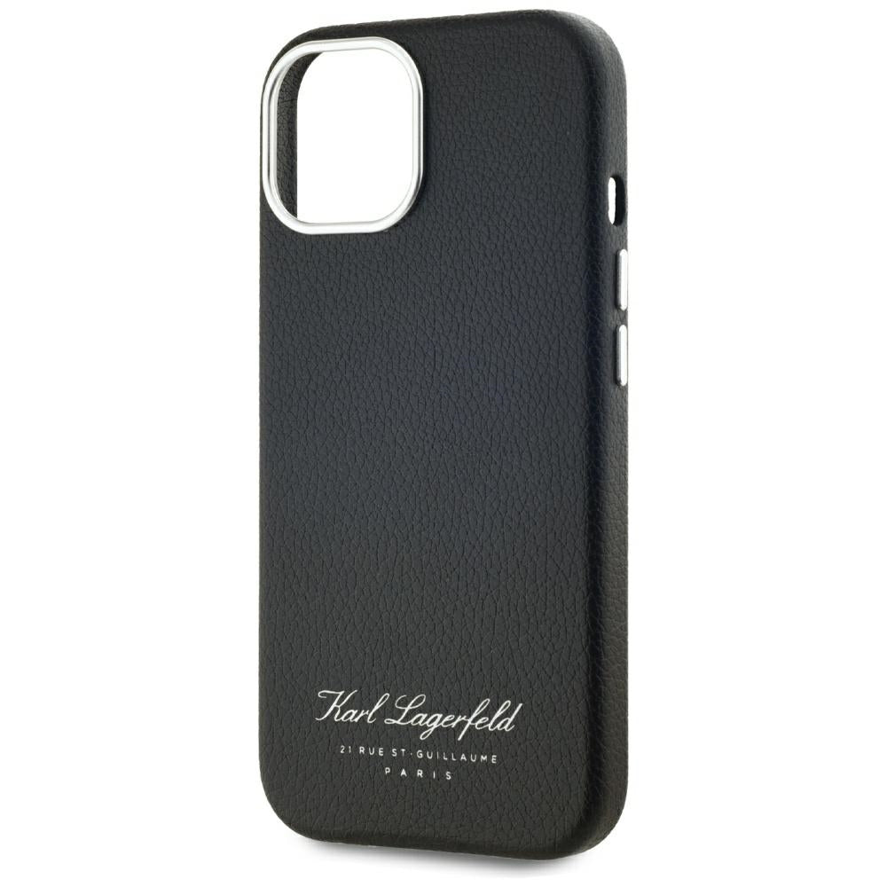 Futrola za Apple iPhone 15, Karl Lagerfeld, RSG, Crna