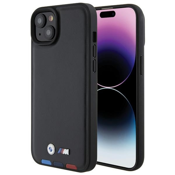 Futrola za Apple iPhone 15 Plus, BMW, Stamp Tricolor, Crna