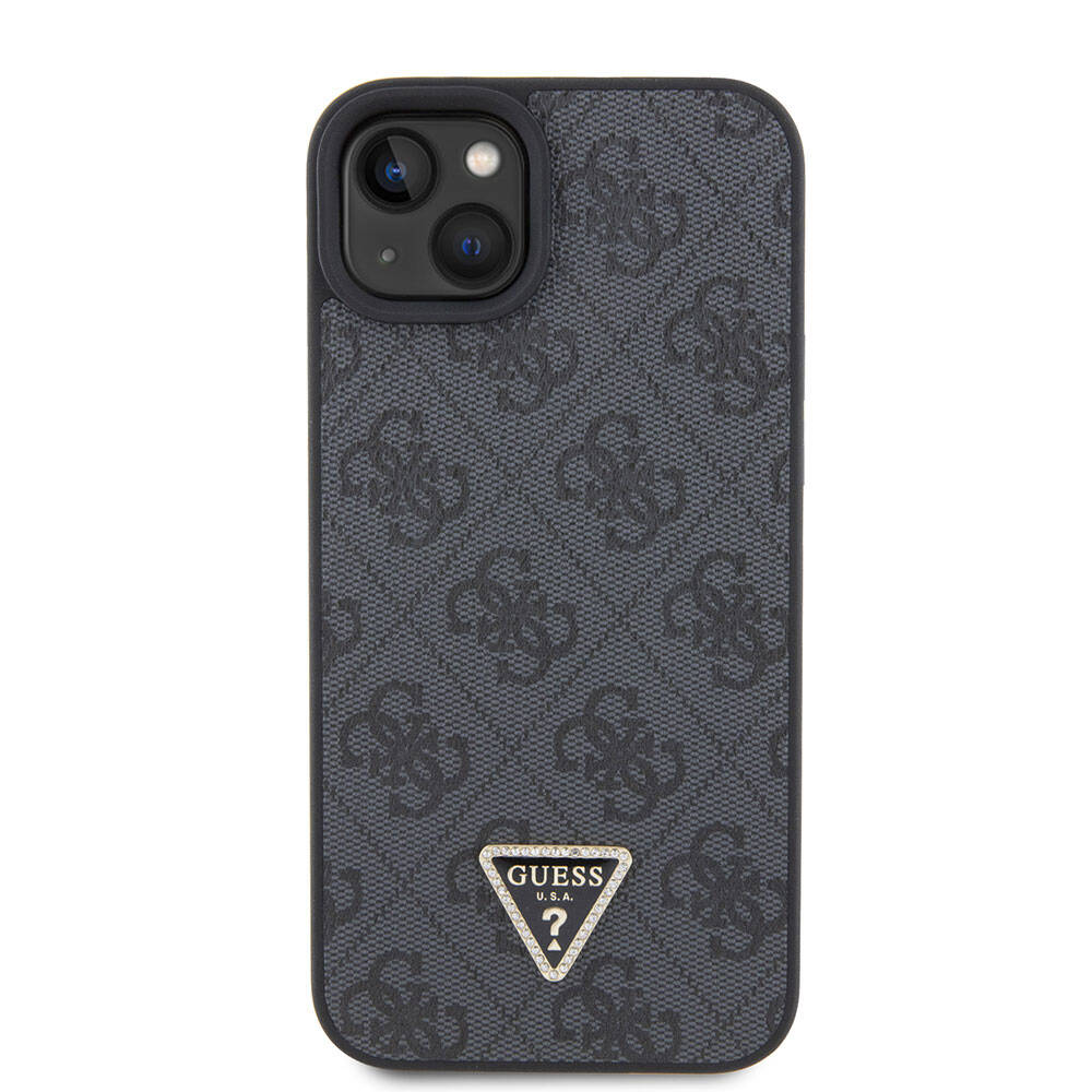 Futrola za Apple iPhone 15 Plus, Guess, Crossbody 4G Metal Logo, Crna