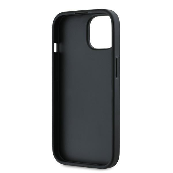 Futrola za Apple iPhone 15 Plus, Karl Lagerfeld, Diagonal Quilted Script, Crna