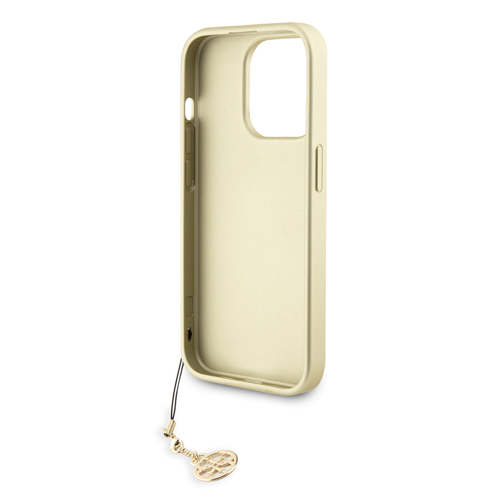 Futrola za Apple iPhone 15 Pro, Guess, 4G Charm, Siva