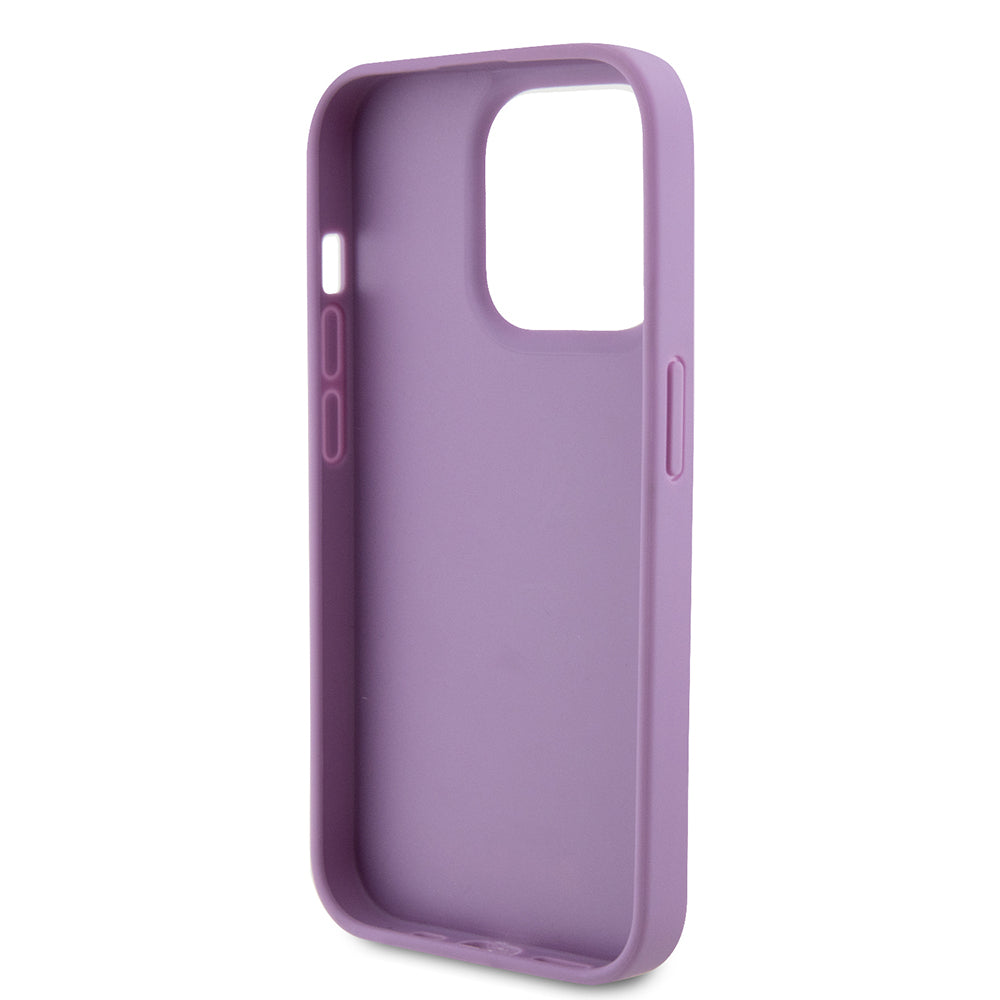 Futrola za Apple iPhone 15 Pro, Guess, 4G Stamped, Svetlo Ljubičasta