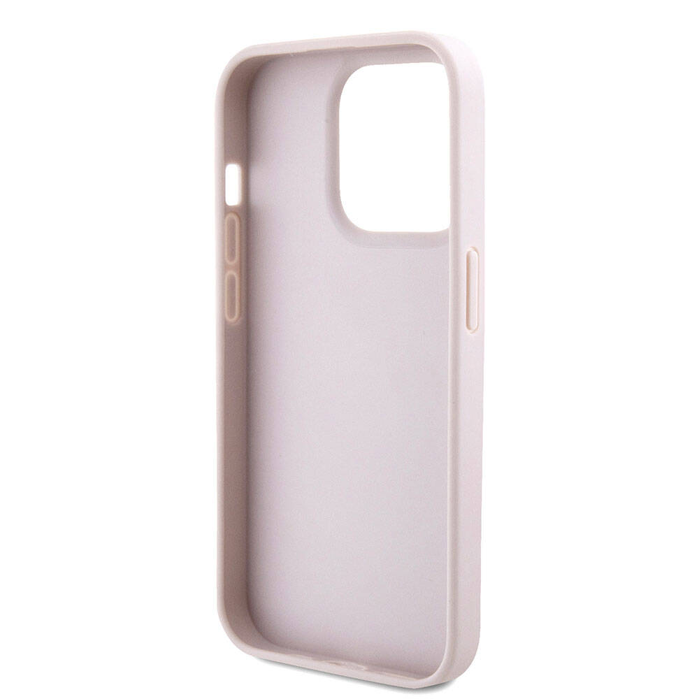 Futrola za Apple iPhone 15 Pro, Guess, Crossbody 4G Metal Logo, Roze