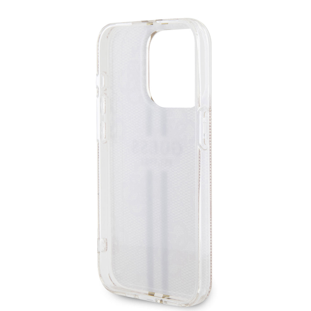Futrola za Apple iPhone 15 Pro, Guess, IML 4G Gold Stripe, Roze