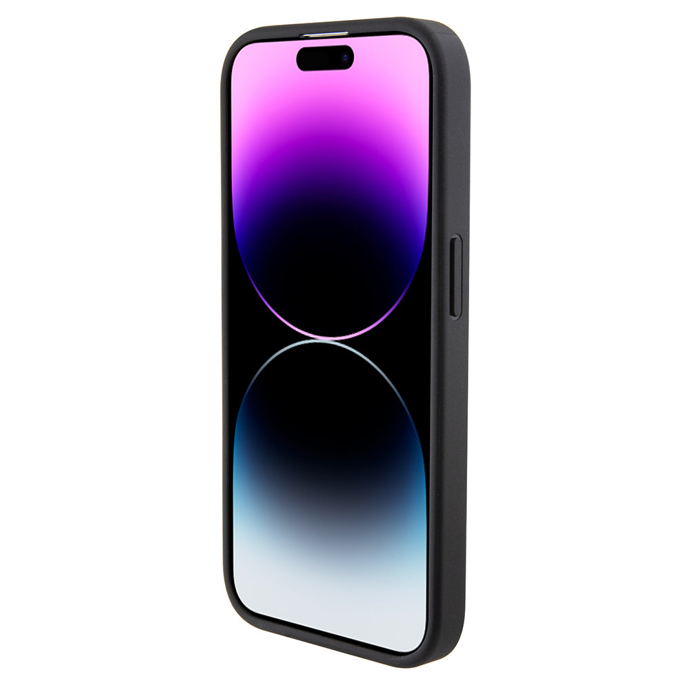 Futrola za Apple iPhone 15 Pro, Karl Lagerfeld, Diagonal Quilted K Pattern, Crna