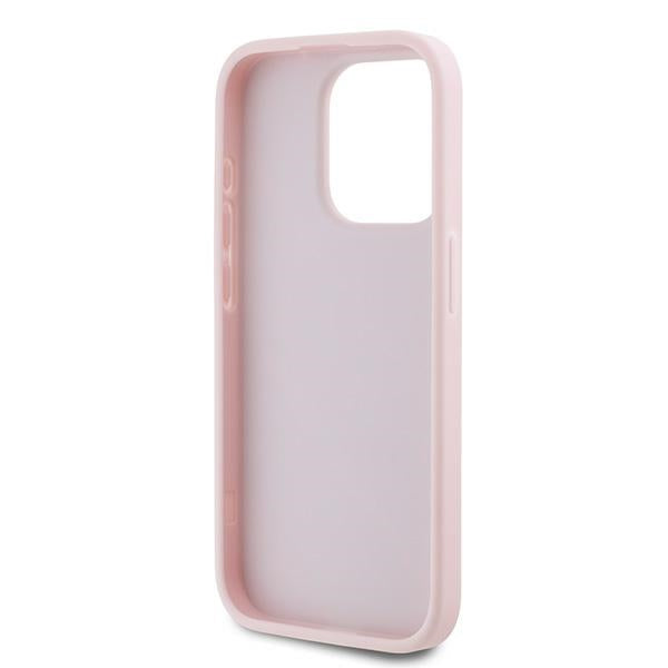 Futrola za Apple iPhone 15 Pro, Karl Lagerfeld, Diagonal Quilted Script, Roze